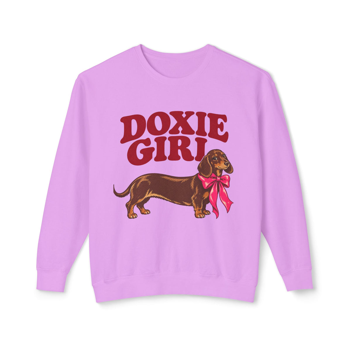 Doxie Girl Retro Crewneck Sweatshirt