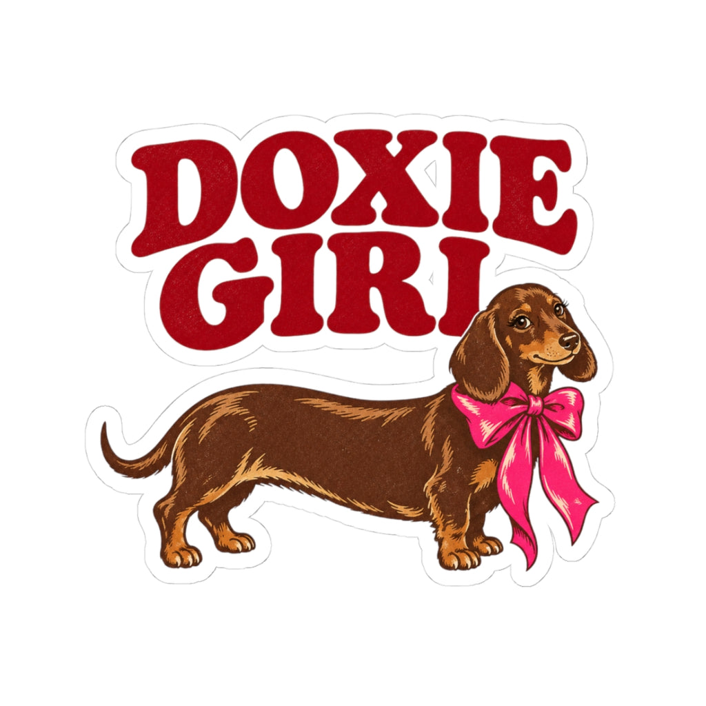 Doxie Girl Sticker