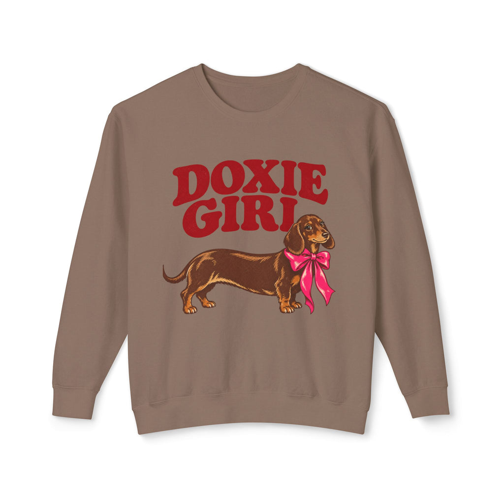 Doxie Girl Retro Crewneck Sweatshirt
