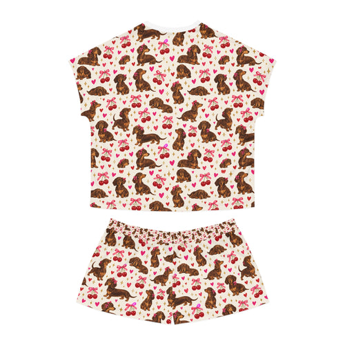 Cherry Doxie Pajama Set