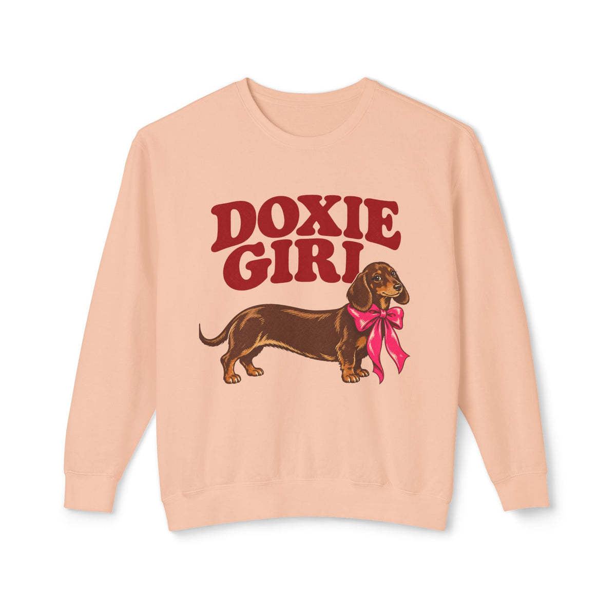Doxie Girl Retro Crewneck Sweatshirt
