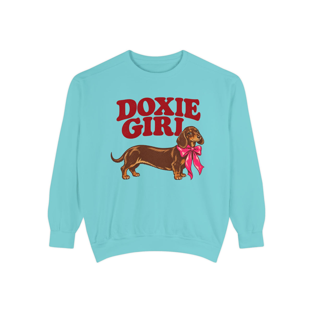 Doxie Girl Retro Crewneck Sweatshirt
