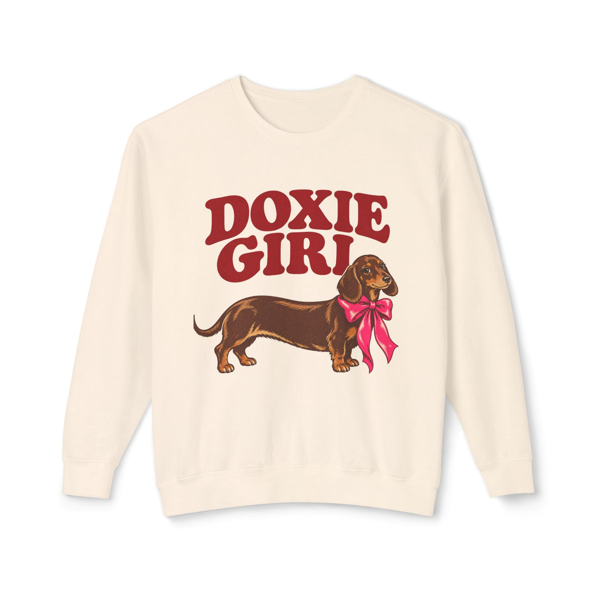 Doxie Girl Retro Crewneck Sweatshirt
