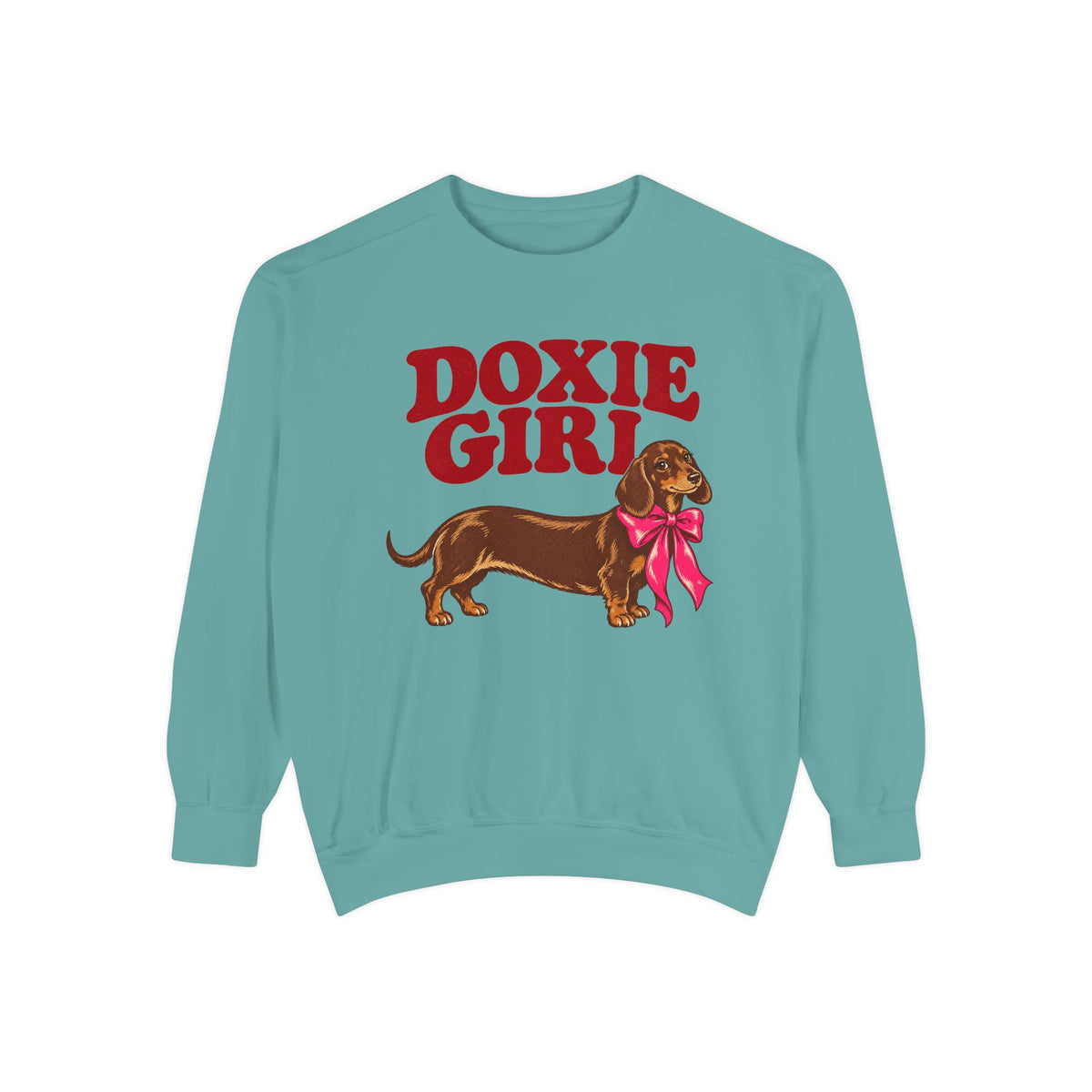 Doxie Girl Retro Crewneck Sweatshirt