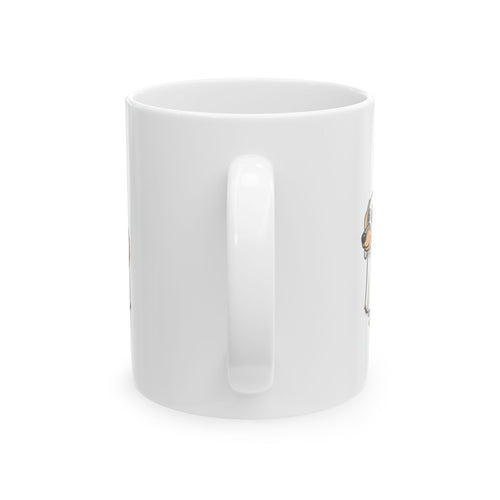 Ghost Costume Dachshund Mug – Cute Halloween Coffee Cup (11oz/15oz)