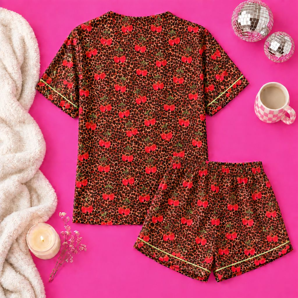 Wild Cherry Pajama Set