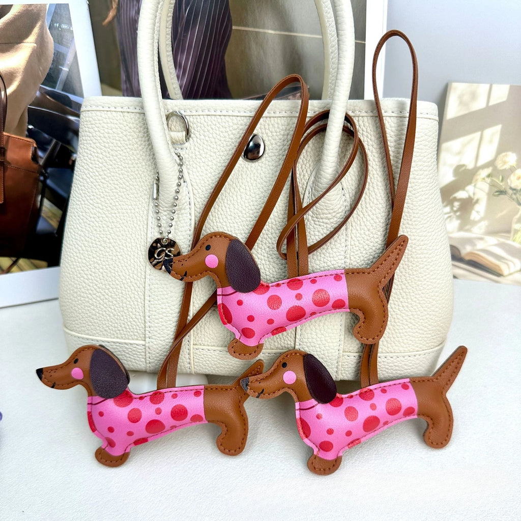 Spotted Doxie Bag Charm