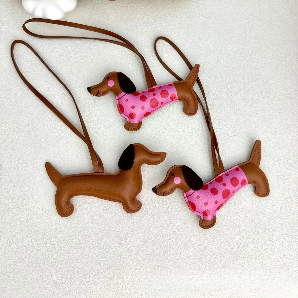 Spotted Doxie Bag Charm