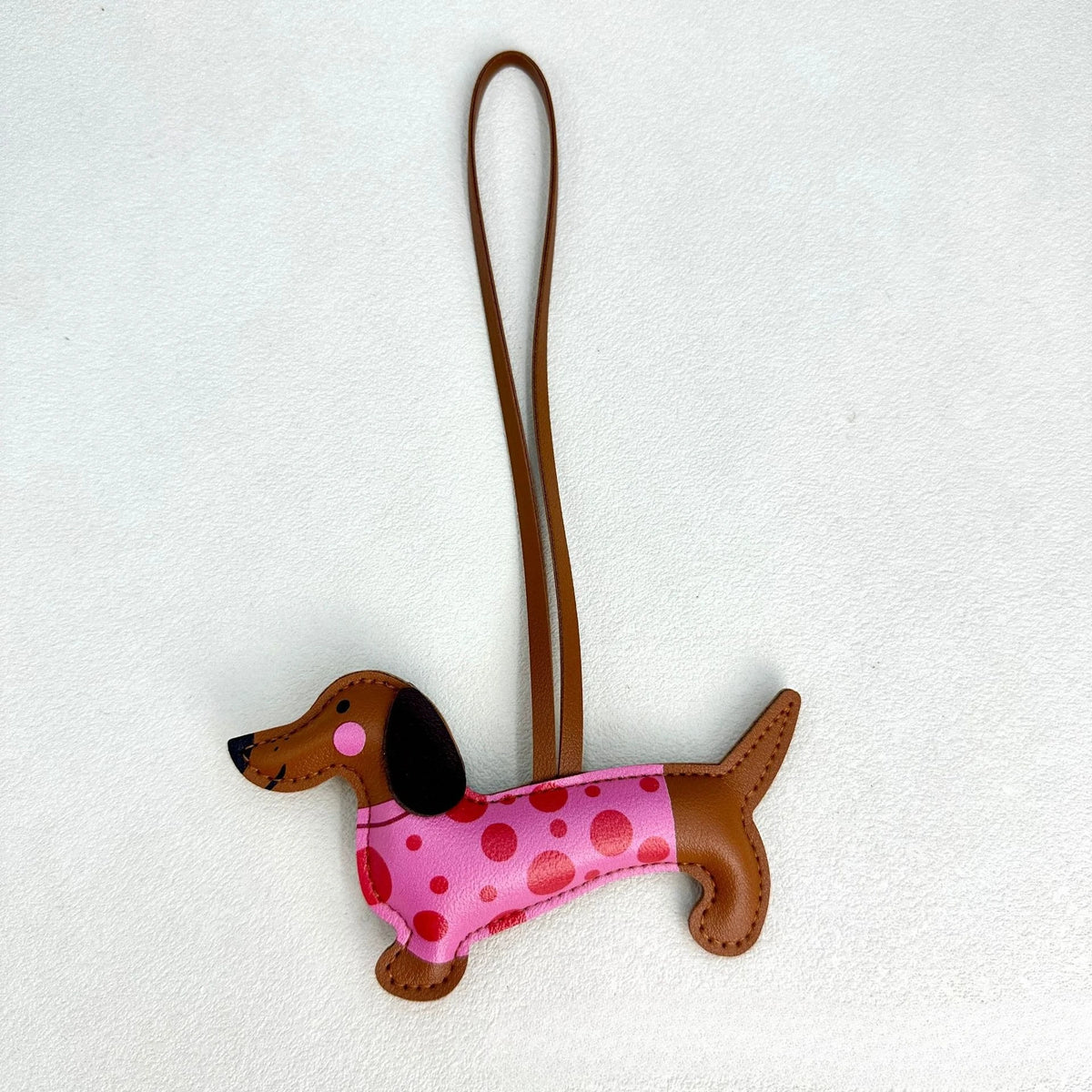 Spotted Doxie Bag Charm