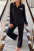 Polka After Dark Pj Set