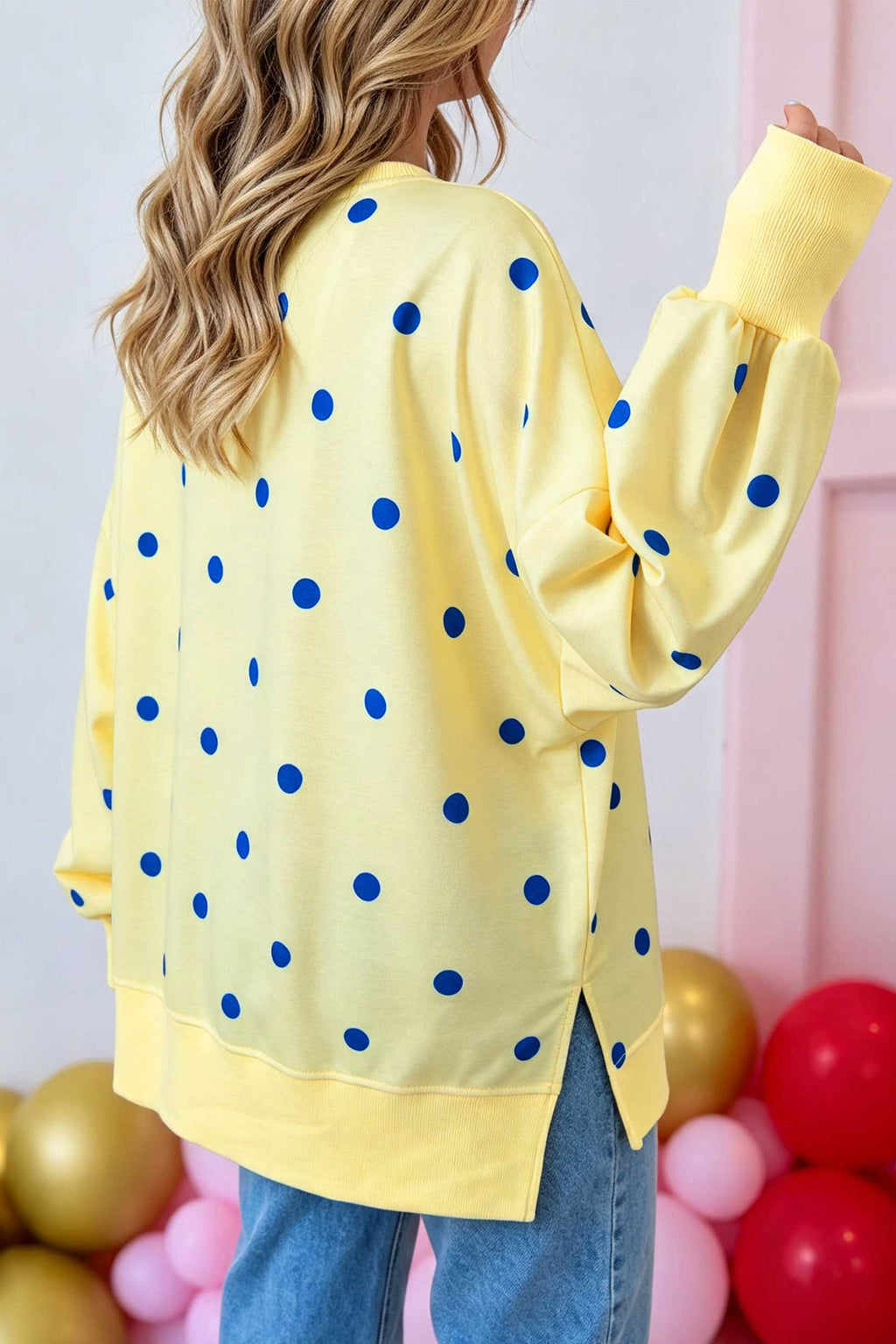 Polka Party Pullover